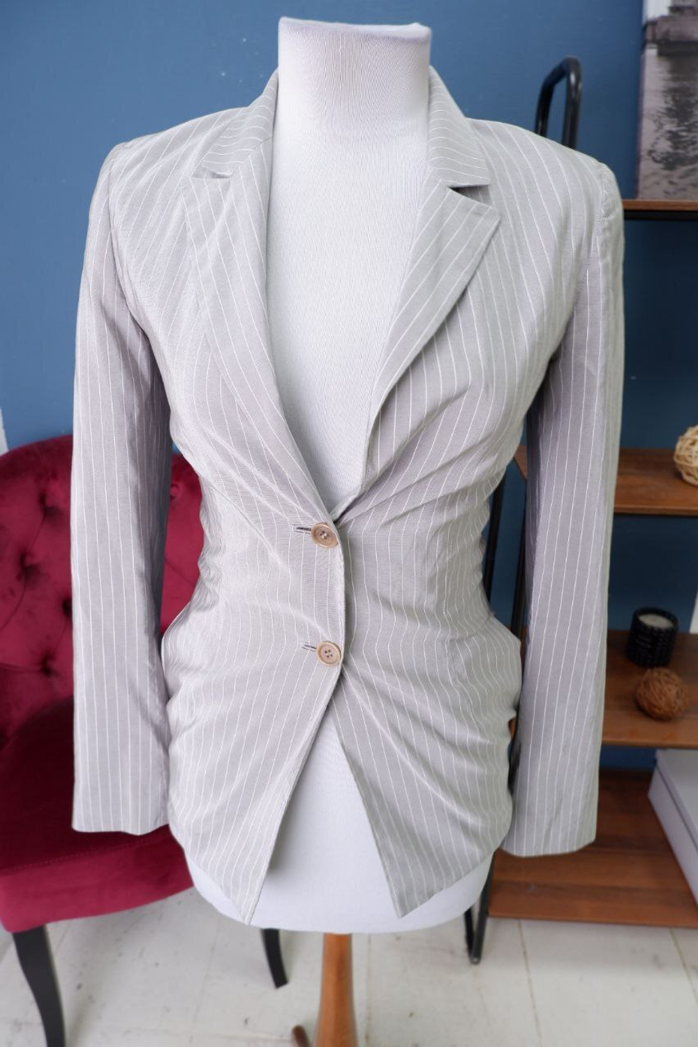 Пиджак Ozbek с шелком 40 размер