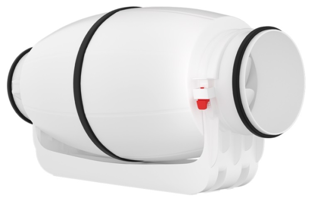 Круглый низкошумный канальный вентилятор Lamprecht LS-150-V