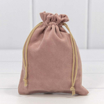 Мешочек 12х15см Бархат класс А (Пудровый)