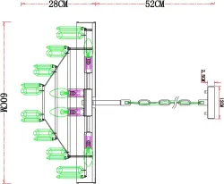 Подвесная люстра Arte Lamp