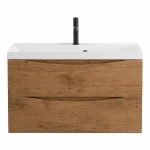 Тумба с раковиной Belbagno MARINO 80 2C-SO/BB800/450-LV-MR-AST Rovere Nature