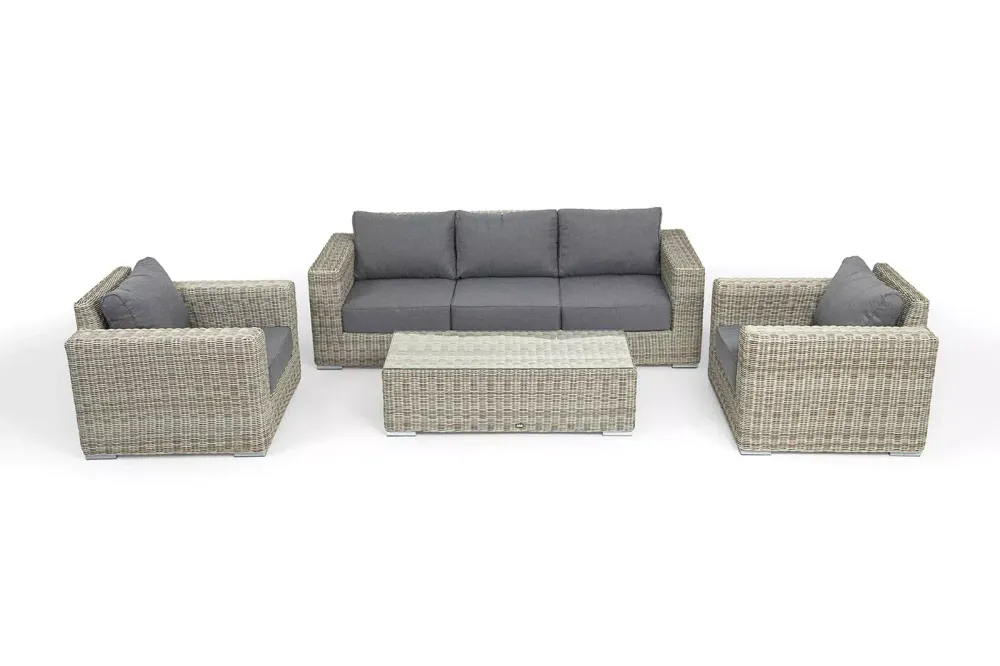 "Боно" лаунж-зона из искусственного ротанга, цвет бежевый