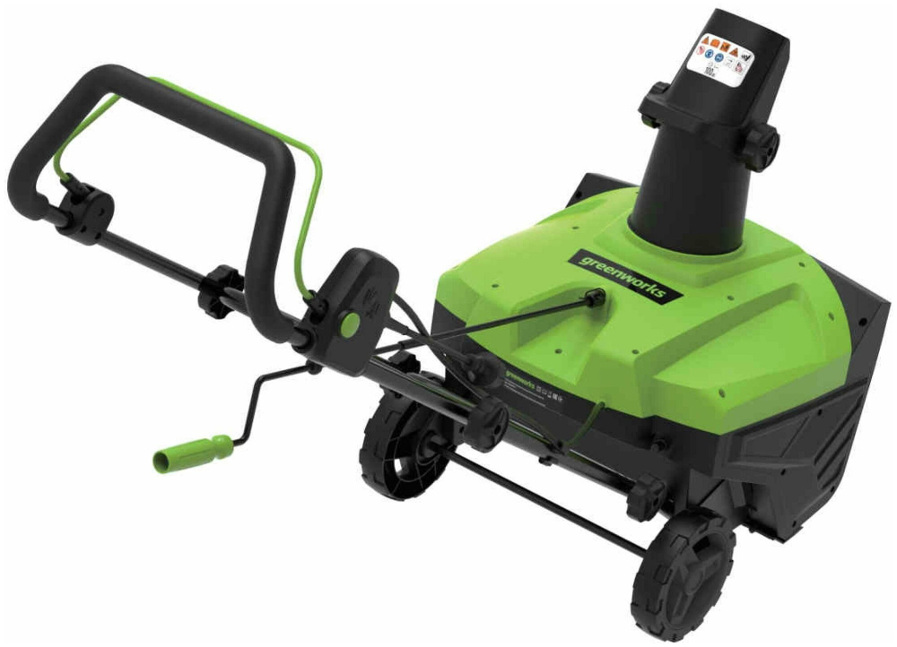 Снегоуборщик электрический GREENWORKS SN2300 2300 Вт,50 см/25см,дальность выброса7,6м (2602707)