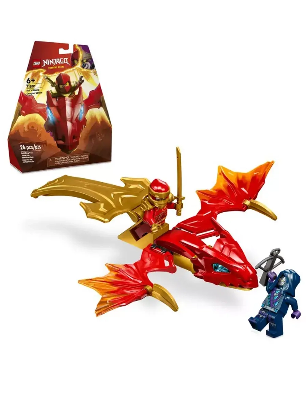 Лего Ниндзяго 71801 Атакующий дракон Кая Ninjago