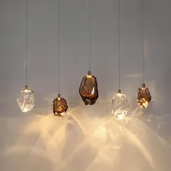 7112/4LA L-VISION ODL25 Подвесной светильник  бронзовый/коньячн. стекло/металл IP20 LED 4W 300Лм 3000K 200° 220V GEMME