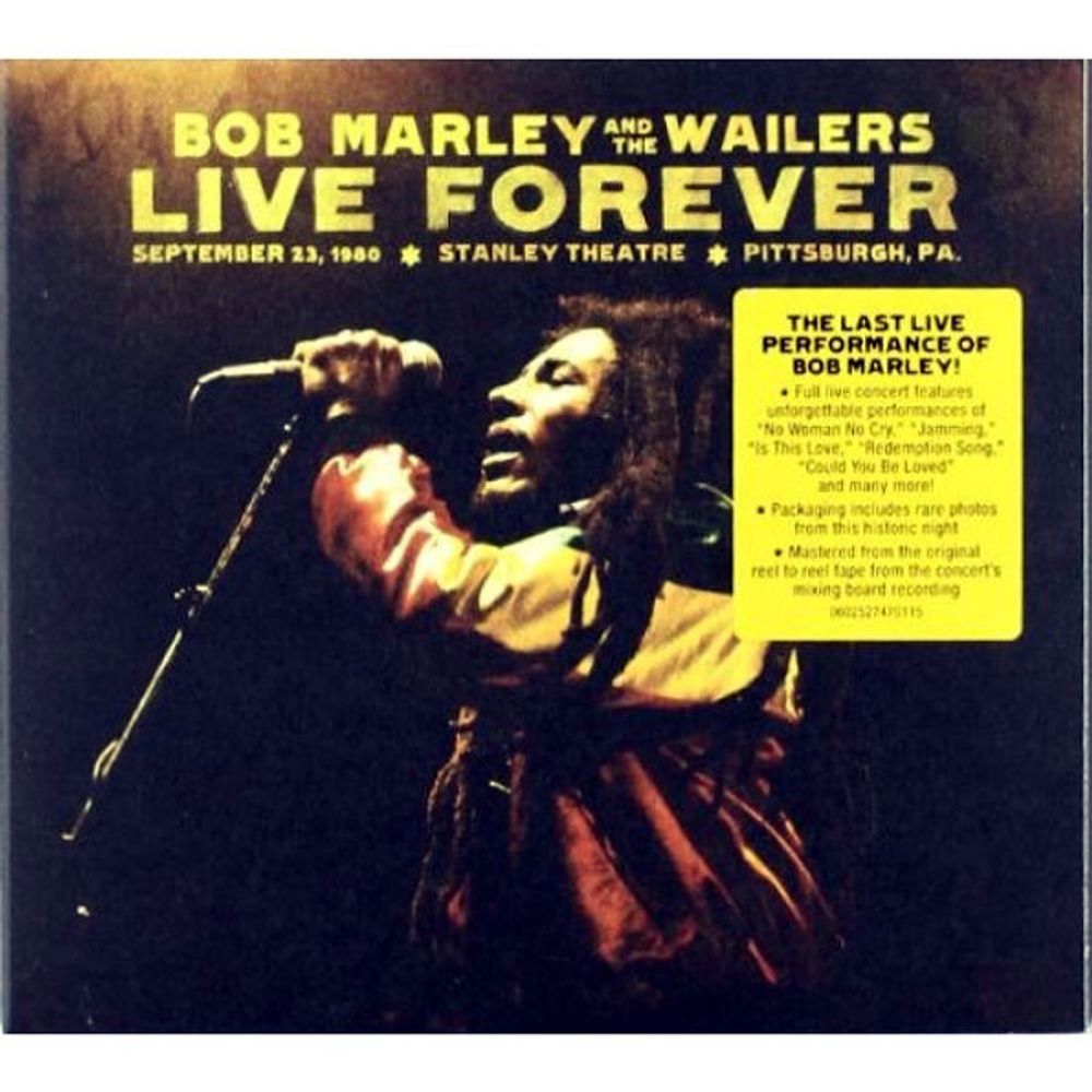Bob Marley &amp; The Wailers / Live Forever: September 23, 1980, Stanley Theatre, Pittsburgh, PA. (2CD)