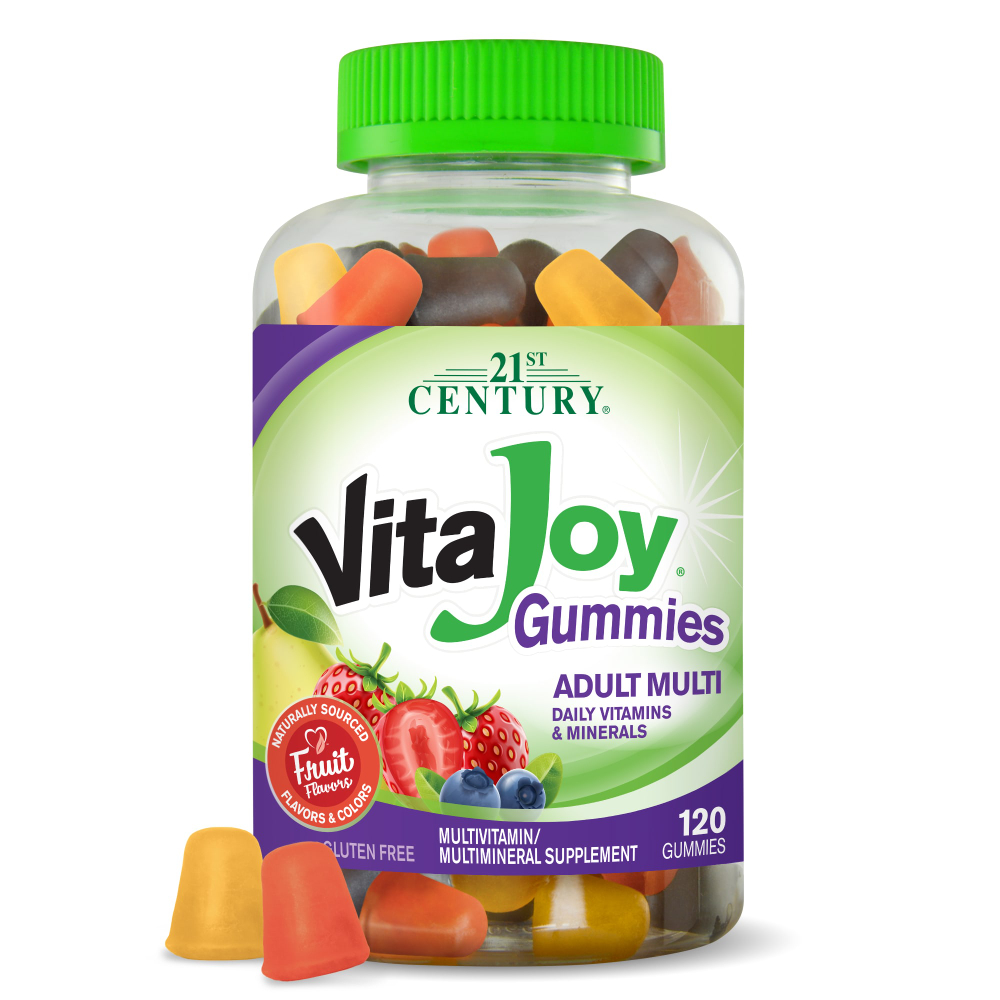 21st Century, VitaJoy®, мультивитамины для взрослых, со вкусом фруктов, 120 жевательных таблеток