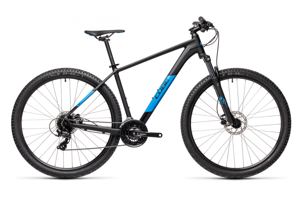 Велосипед CUBE 2021 AIM PRO 29  black´n´blue  19"