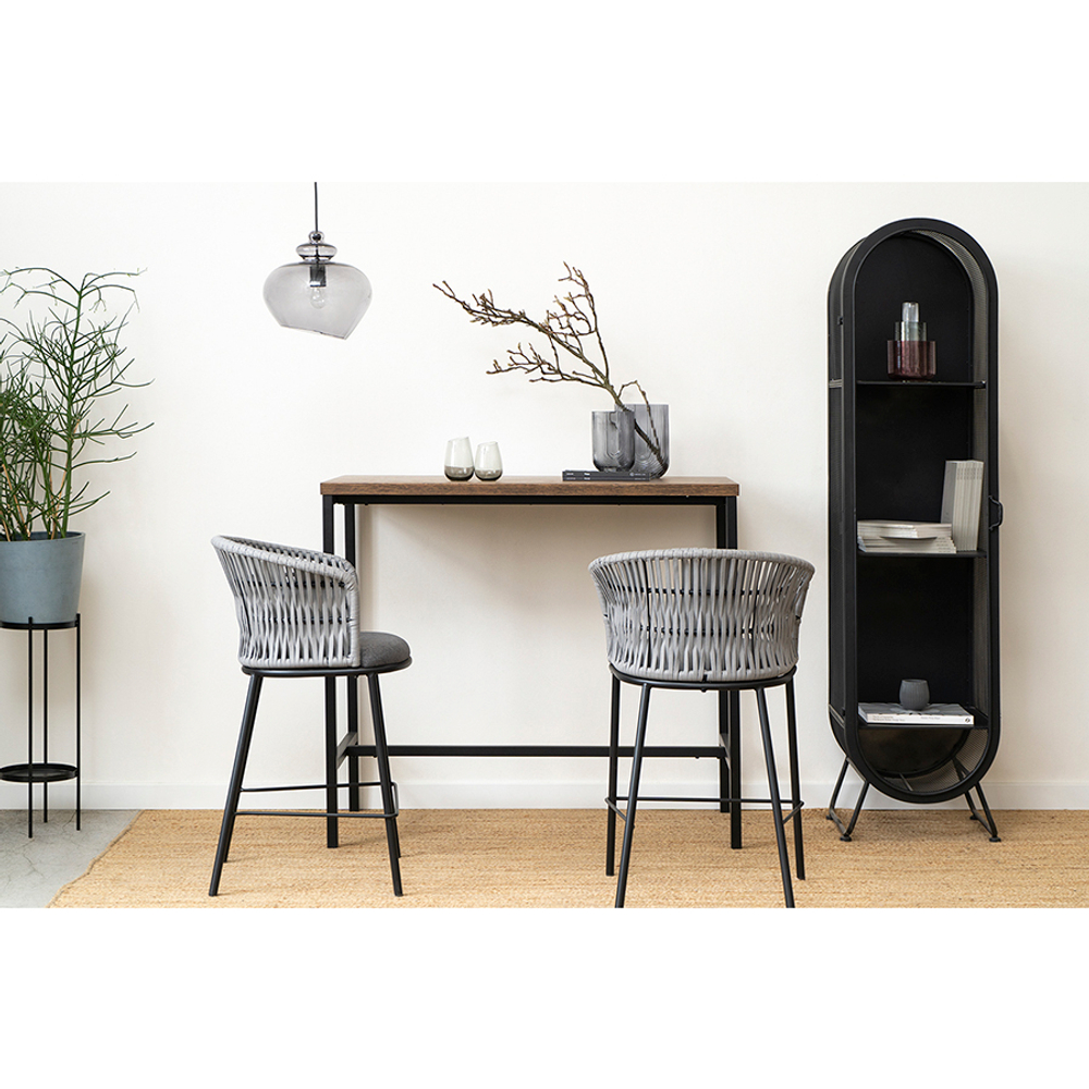 Ваза florenty, 23,5 см, серая