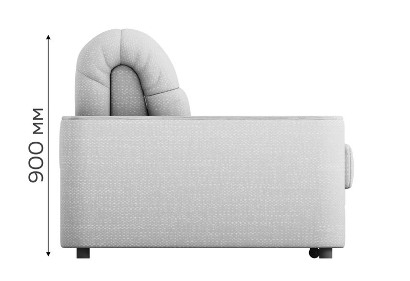 Прямой диван-кровать Ладья-1