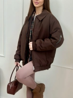 Куртка бомбер оверсайз