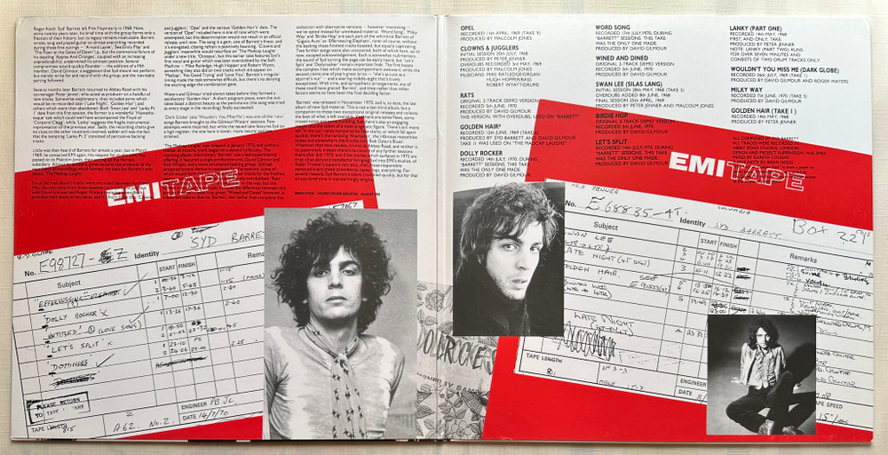 Syd Barrett ‎– Opel (Европа 2014г.)