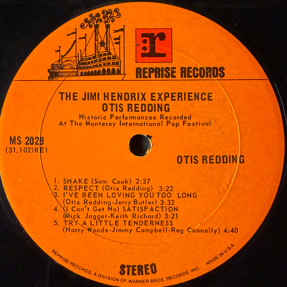 Otis Redding / The Jimi Hendrix Experience ‎– Historic Performances Recorded At The Monterey International Pop Festival (США 1970г.)