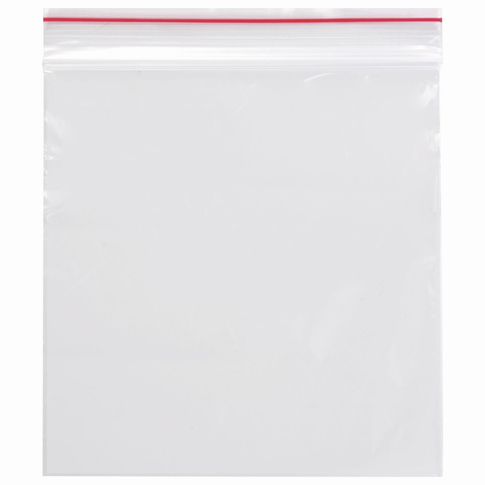 Пакеты с замком ZIP LOCK "зиплок" комплект 100 шт. 100х100 мм ПВД толщина 35 микрон BRAUBERG (20 штук в упаковке)
