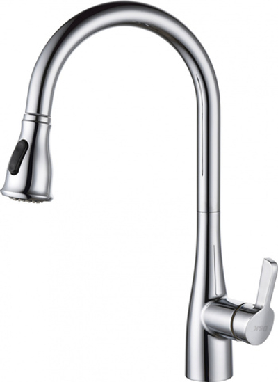 Смеситель для кухни с выдвижной лейкой DK Rhein.Schiller DA1462501