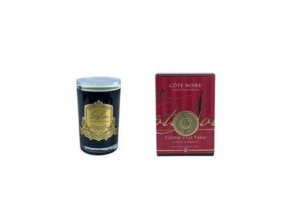 Свеча ароматическая COGNAC ET LE TABACСвеча Cote Noire Черный / Золотой