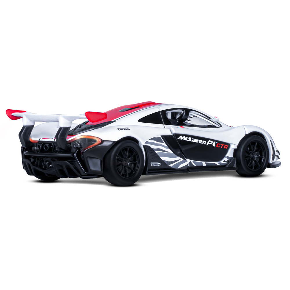 Модель 1:31 Mclaren P1™ GTR, белый, откр. двери, свет, звук, инерция