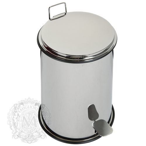 Ведро для мусора с педалью Migliore Complimenti 21x32см. 31194 хром 5л.