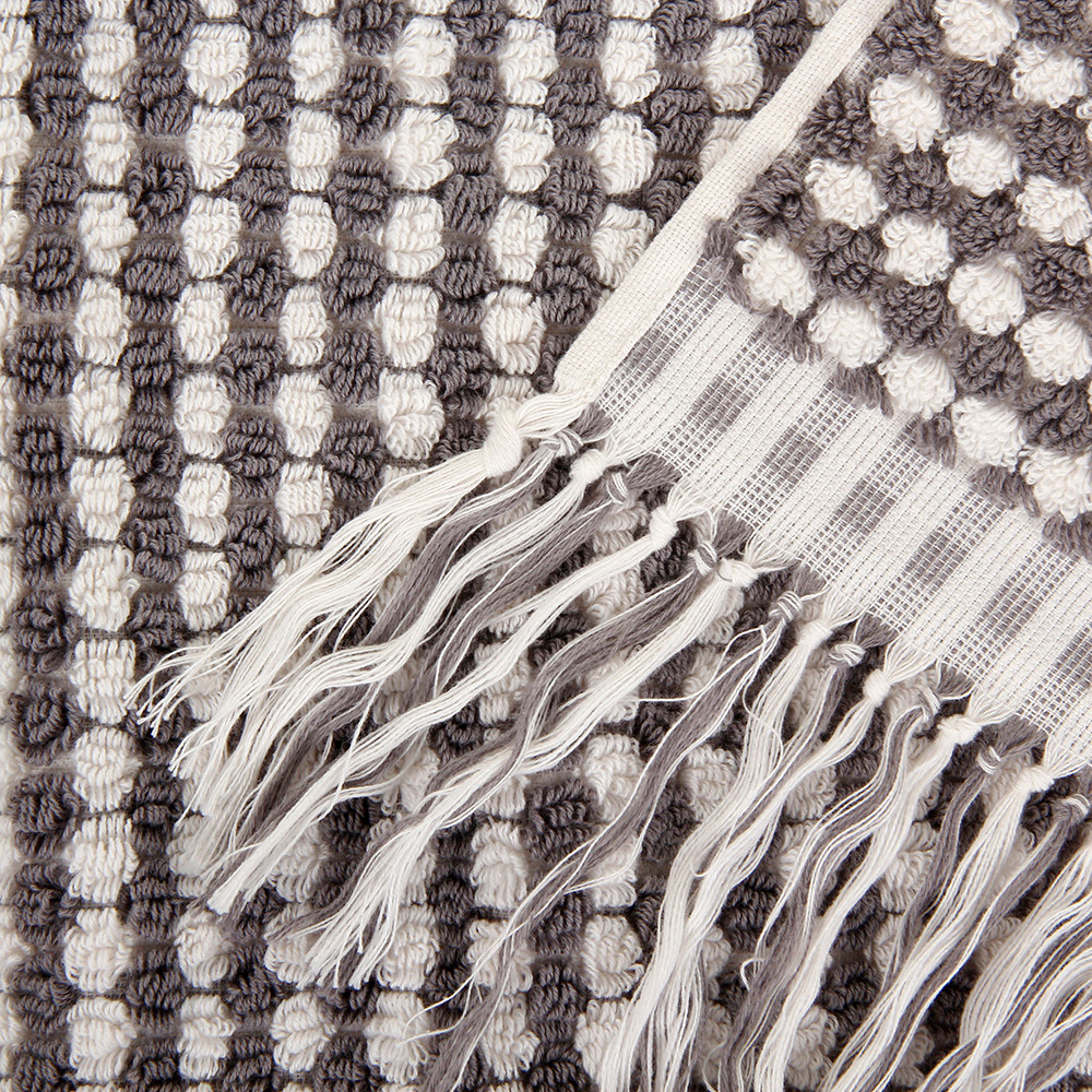 Полотенце Payas слоновая кость-темно-серое от Hamam Турция