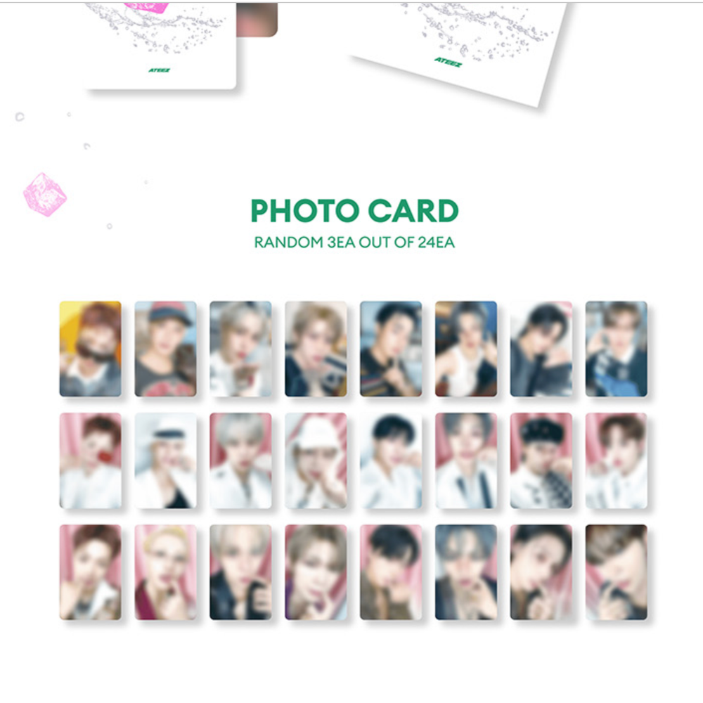 Мерч ATEEZ GOLDEN HOUR : Part.5 RANDOM TRADING CARD (Фотокарты)