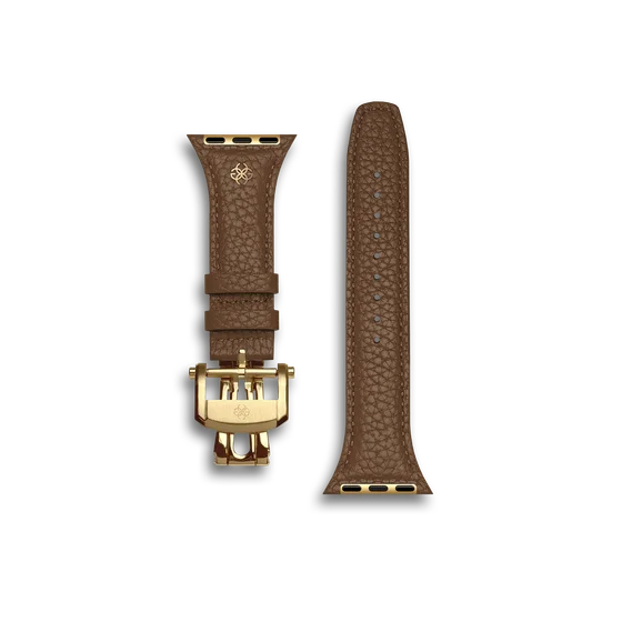 Ремешок для Apple Watch - Зернистая кожа - Коричневый