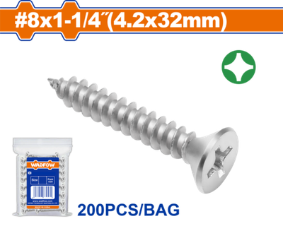 Саморез с потайной головкой