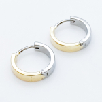 Швензы-кольца, размер 15 мм, биколор, цена за пару