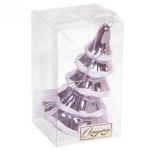 Ёлочная игрушка «Сказочная ёлка» 7*7*11,5 см, розовый