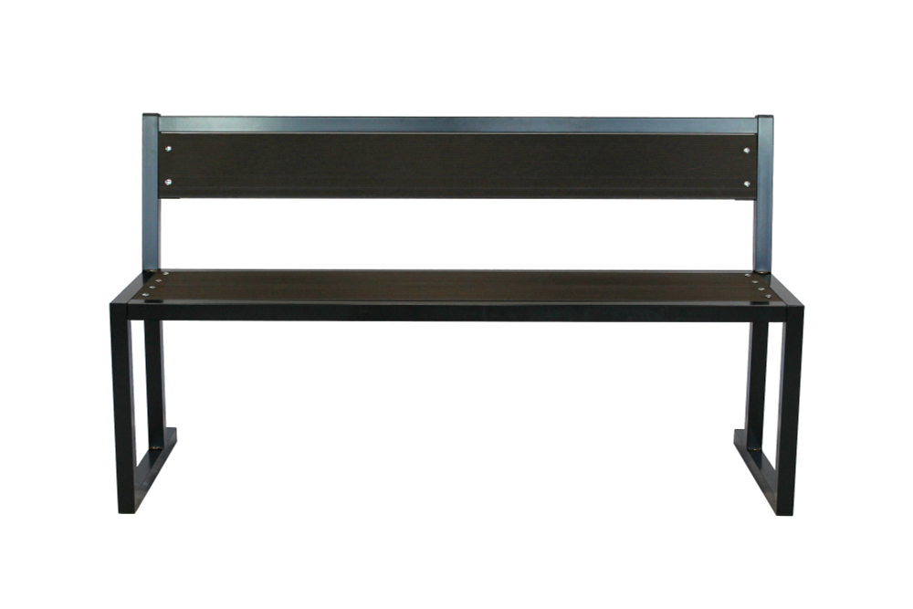 Лавочка садовая Garden Story Фортуна со спинкой ДПК 1 уп