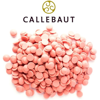 Шоколад со вкусом клубники «CALLEBAUT» Strawberry 100 гр