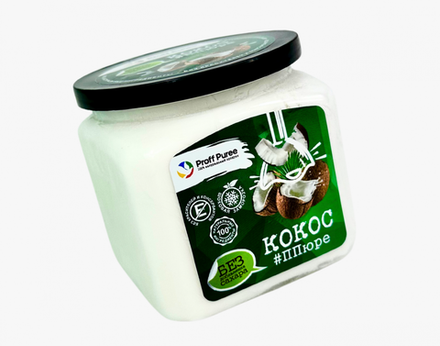 ПЮРЕ Proff Puree без сахара из кокоса (Банка 500гр)