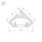 Профиль Arlight PDS45-GL-2000 ANOD 021647
