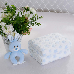 Плед детский с игрушкой Sofi De MarkO №3 голубой