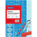 Бумага масштабно-координатная А3 8л. голубая, на скрепке 8БмА3ск_13548 (Спейс)