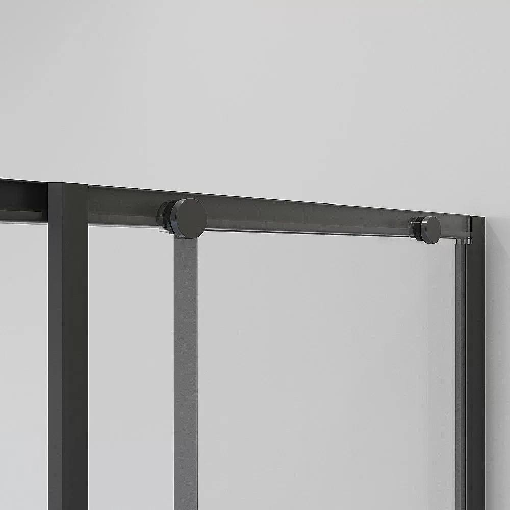 Душевой уголок Niagara Nova NG-6824-34BLACK 100х100 стекло прозрачное/профиль черный матовый