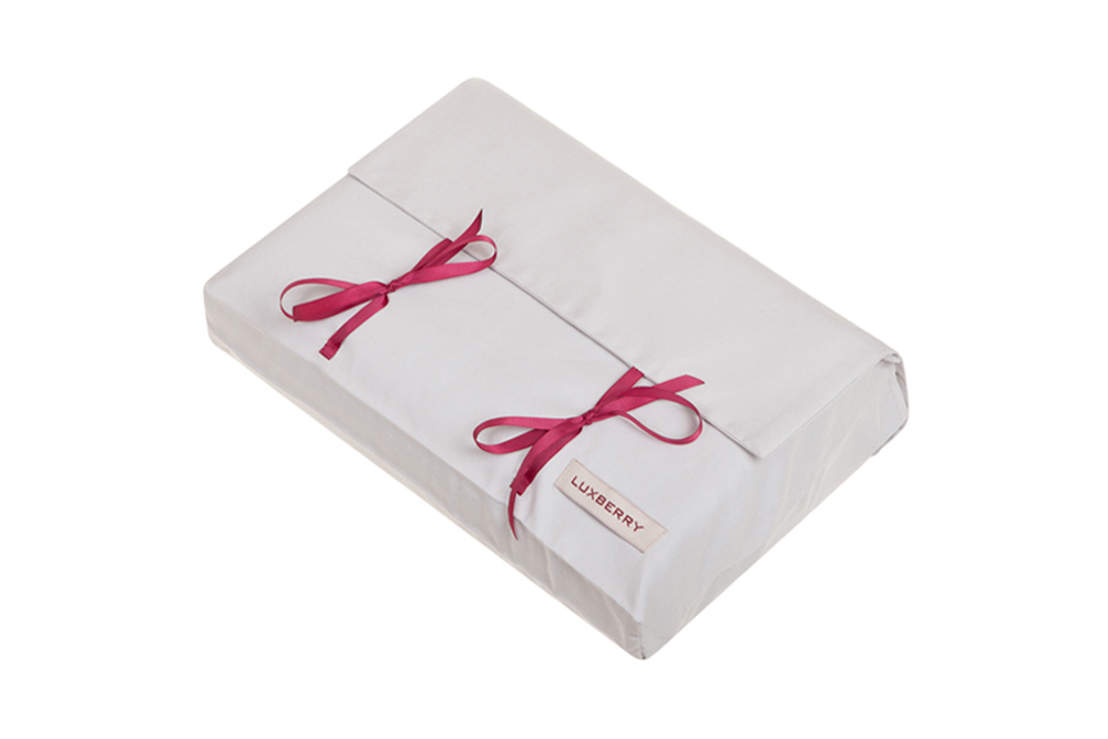 Плед шерстяной 140х200 и саше лаванды Luxberry Lord серый