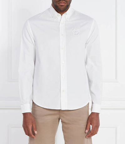 Рубашка S-OWEN-BD-E-C1-242 BOSS BLACK - белый(50514638)