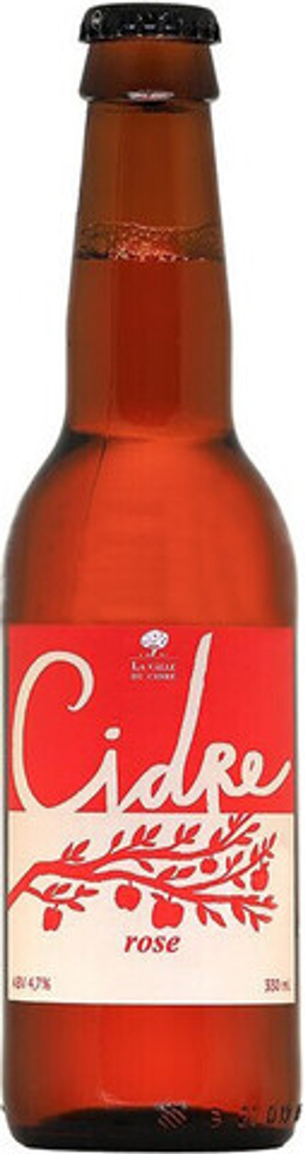 Сидр Василеостровский Розовый Полусухой / Cidre Rose 0.33л - 12шт