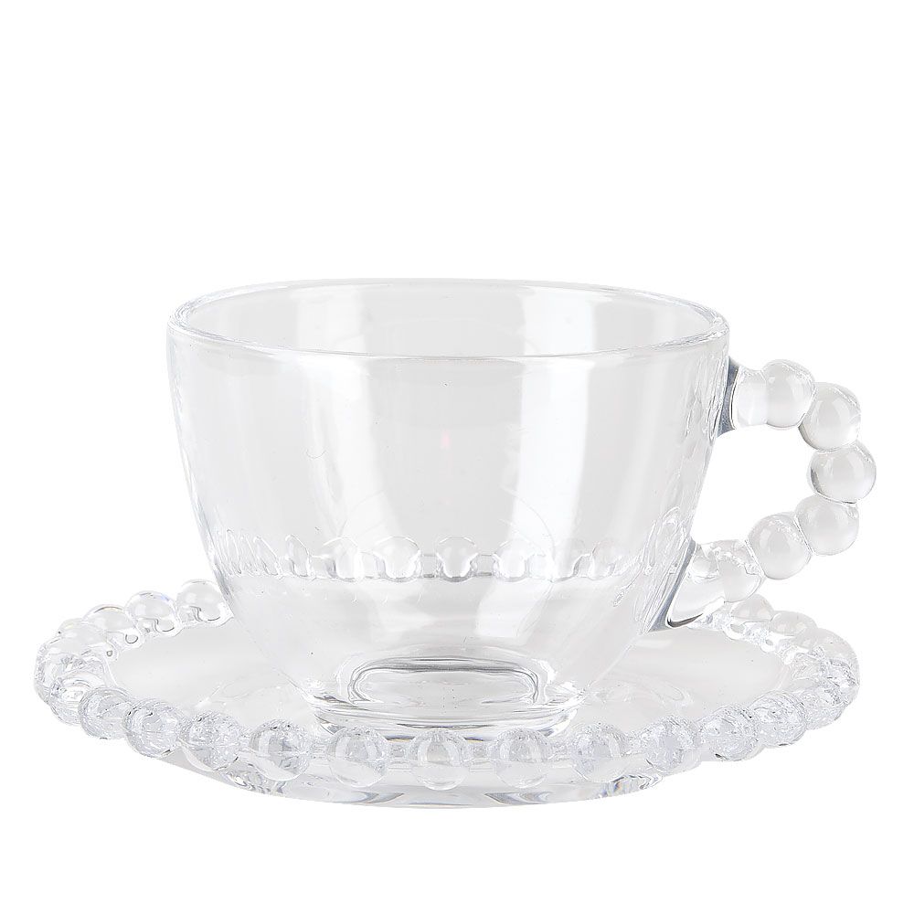 Набор чайный 12пр. "Gocciolina" (6 персон) v=220мл (стекло) (подарочная упаковка)