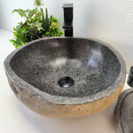 Раковина из речного камня RS-63582 (42*41*15) 0122