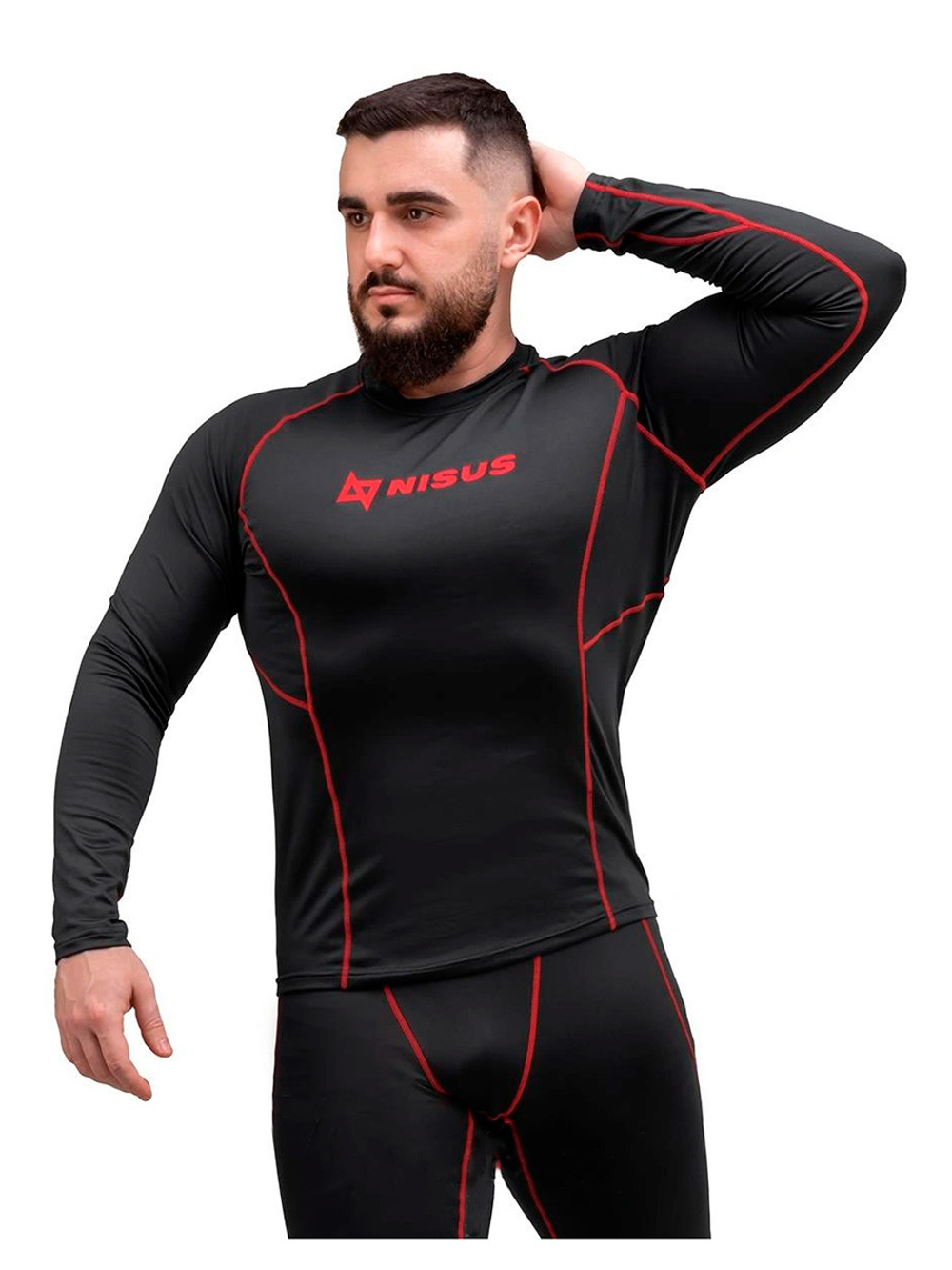 Комплект термобелья мужской Nisus Energy цвет черный, размер M (46-48) (N-6304-M)