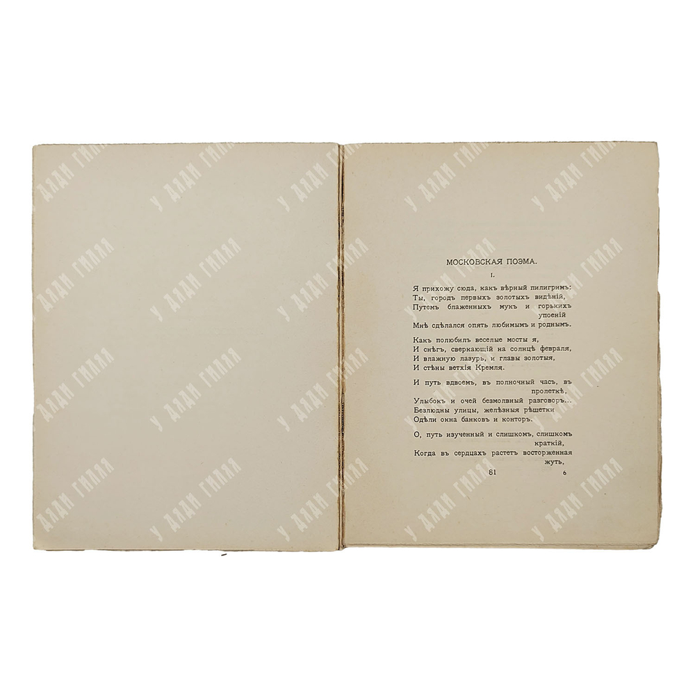 [Первое издание] Соловьёв С. Цветник царевны, 1913.