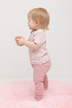 К 4718/бледно-лиловый брюки для девочки ясельного возраста