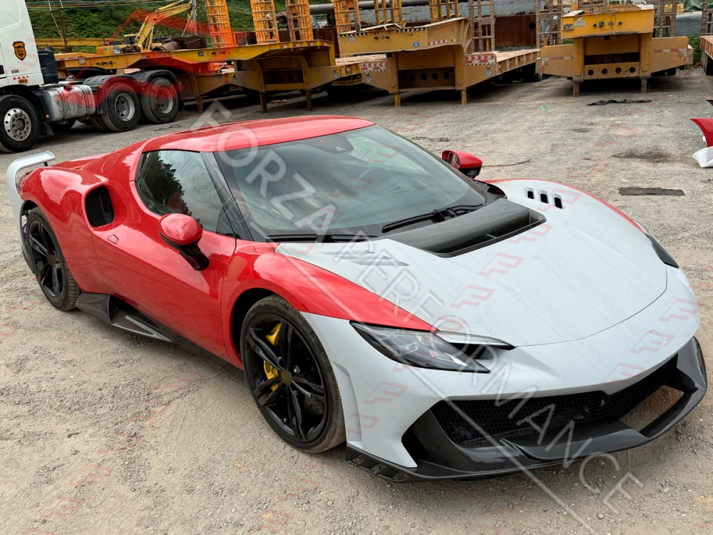 Обвес переделка из Ferrari 296 GTS GTB 2022+ в 296 Speciale 2025+ Феррари