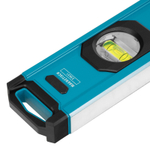 Уровень алюминиевый, магнит., фрезерованный, 3 глазка, 0,5 мм/м, 600 мм Gross