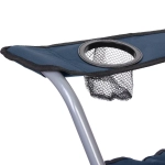 Кресло складное с подлокотниками до 120кг Комфорт 54*54*94см синее