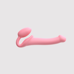 Гибкий страпон Strap-on-me Semi-Realiste BENDABLE ROSE, S