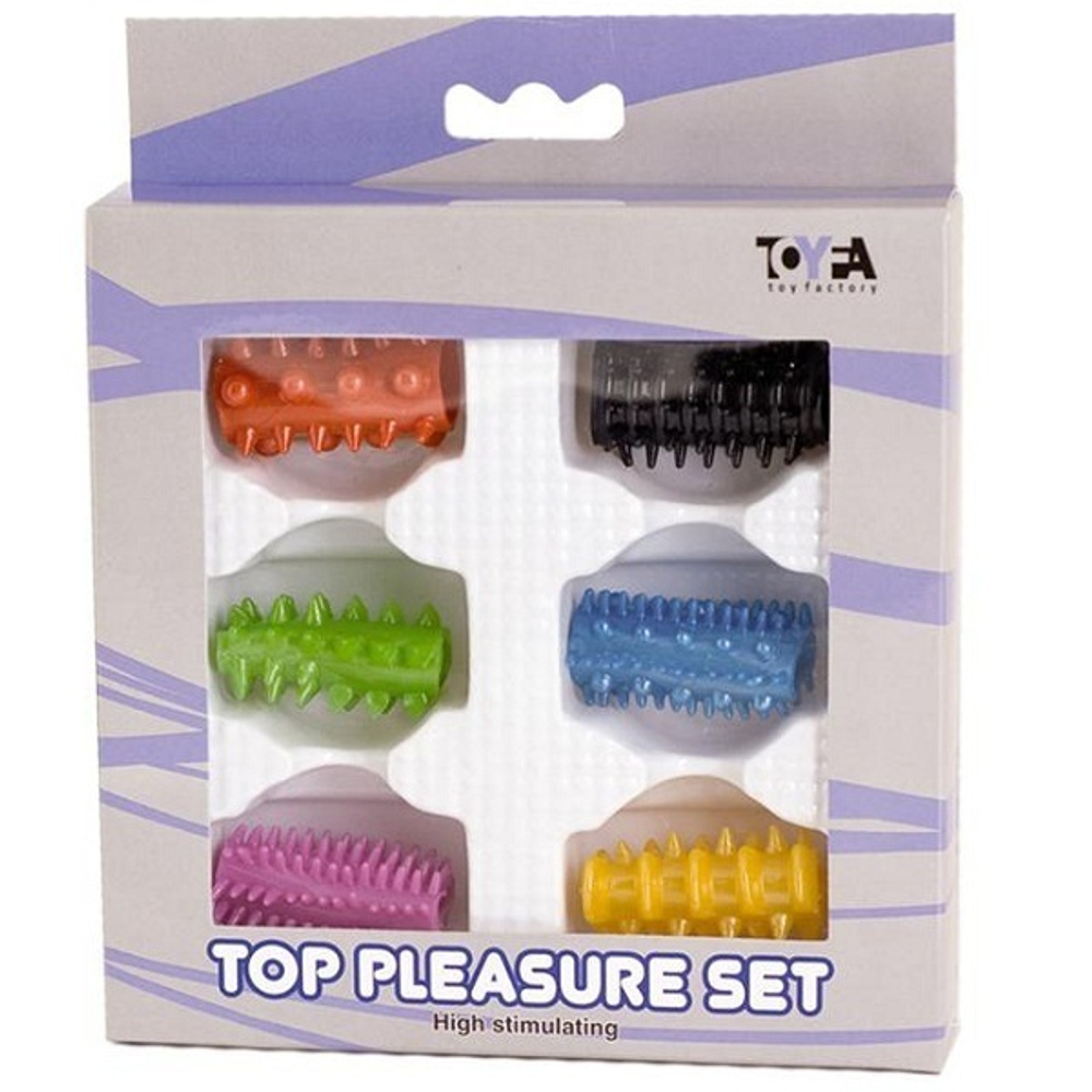 Набор из 6 разноцветных насадок