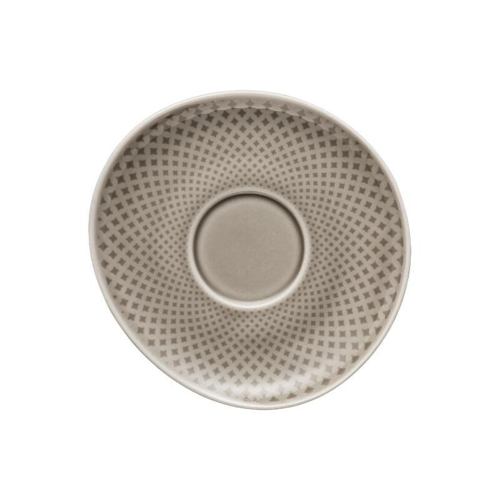 Rosenthal 'Junto Pearl Grey - Porzellan' Блюдце к чашке для эспрессо 11 см