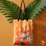 Сумка шоппер с принтом Эта фарфоровая кукла влюбилась